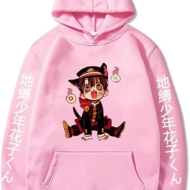 Anime Toilet Bound Hanako Kun Hoodies Unisex Harajuku Cartoon Long Sleeve Streetwear Casual Sweatshirts Pocket Tops