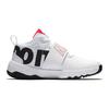Nike Team Hustle D8 GS Just Do It Kids Sneakers White Black Light-Crimson AQ9977-100