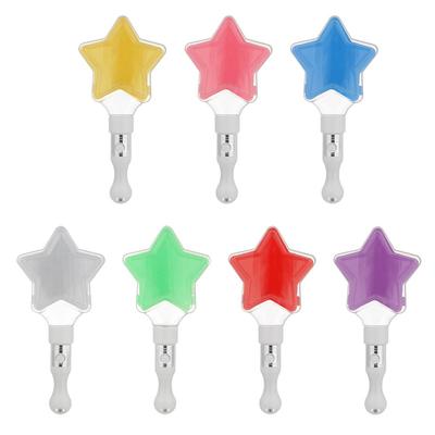 Bunte Fächer Stützen Leuchtende Performance Requisite Handlampe Stützstab Konzert Star Glow