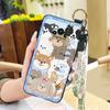 Dirt-resistant Wrist Strap Phone Case For Xiaomi Poco X3 NFC/X3 Pro Durable Cartoon Shockproof Waterproof Protective