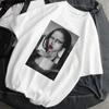 Unisexs Tshirt Monla Lisa Printed Tshirt With Short Sleeve Harajuku Summer Tshirt Female Tops Unisex Clothes