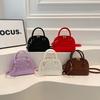 Women's New Popular Shell Bag High-end Embroidered Handbag Diamond Check Niche One-shoulder Crossbody Bag
