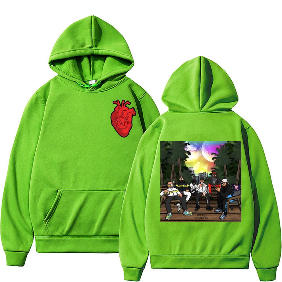 France Rapper Le Monde Chico Album PNL Print Hoodie Unisex Hip Hop Qlf Sweatshirt Unisex Women Vintage Hoodies Brand Unisex's Pullover