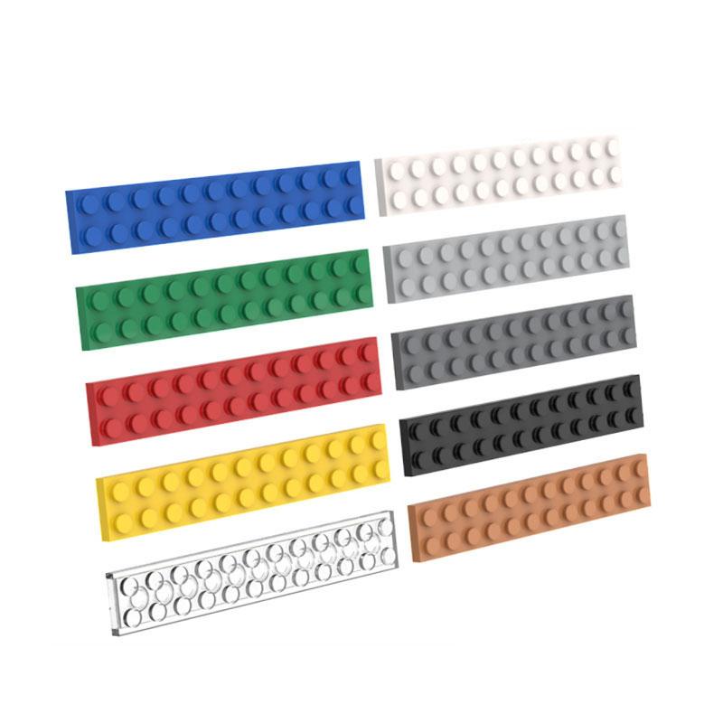 10PC 2445  2x12 Plate Building Block Flat DIY Parts Buildmoc Compatible Assembly Particle Creative Gift Toys