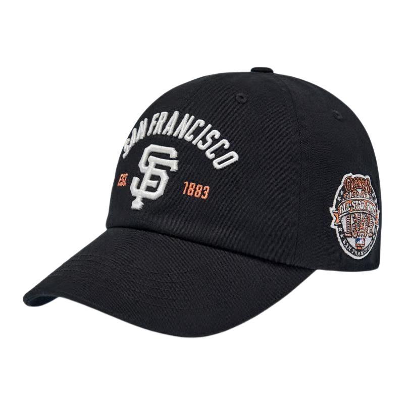 MLB 100% Хлопок Бейсболки Унисекс Черный Мода 3ACPB105N-14BKS F