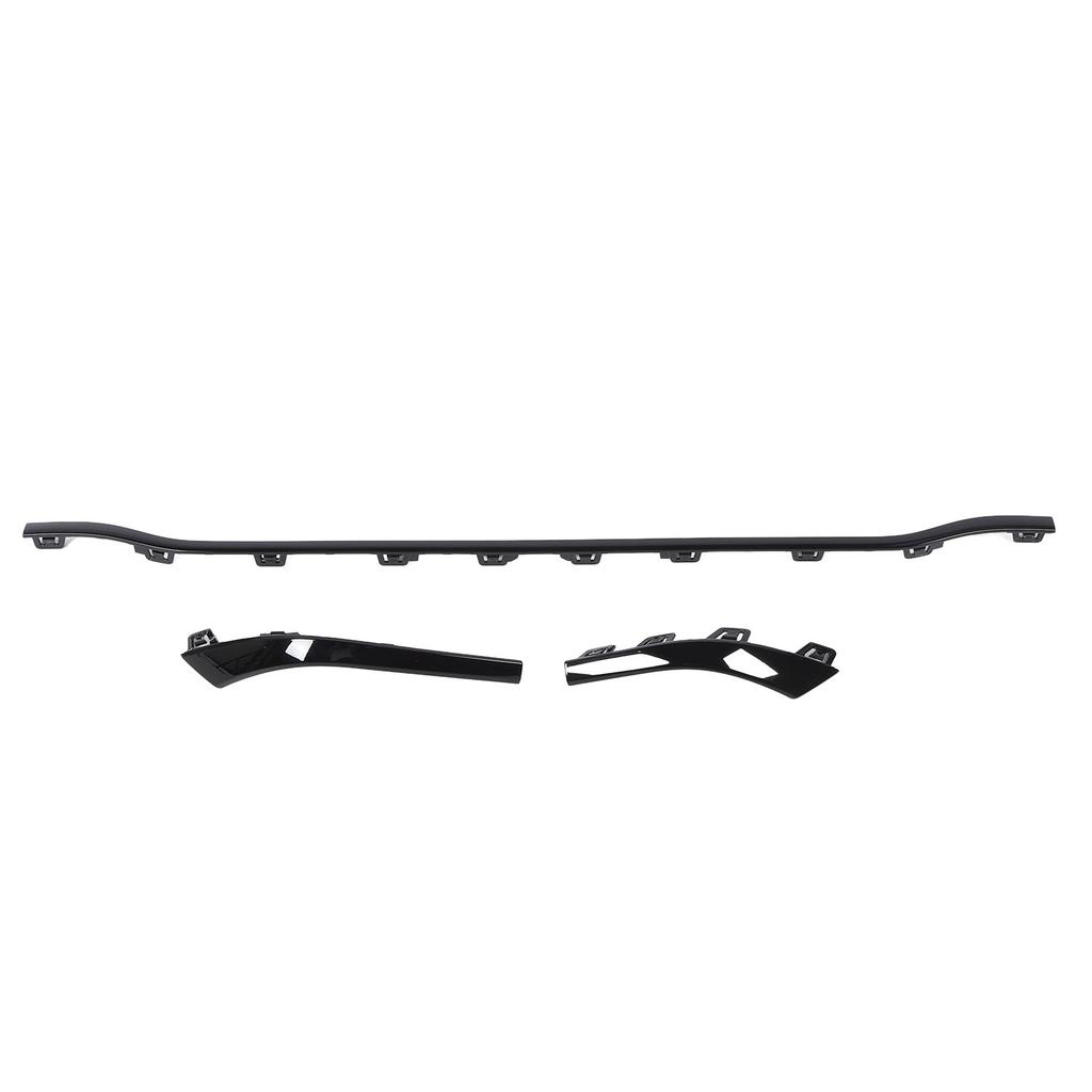 3pcs Rr Bumper Trim Strip Left Right Center Lower Bumper Cover Trim For C-Class W206   Line 2022-2024