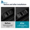 Echter Weicher Kohlefaseraufkleber Für Opel Corsa 2007 2008 2009 2010 2011 2012 2013 2014 LHD RHD Auto Fensterheber Tastenrahmen