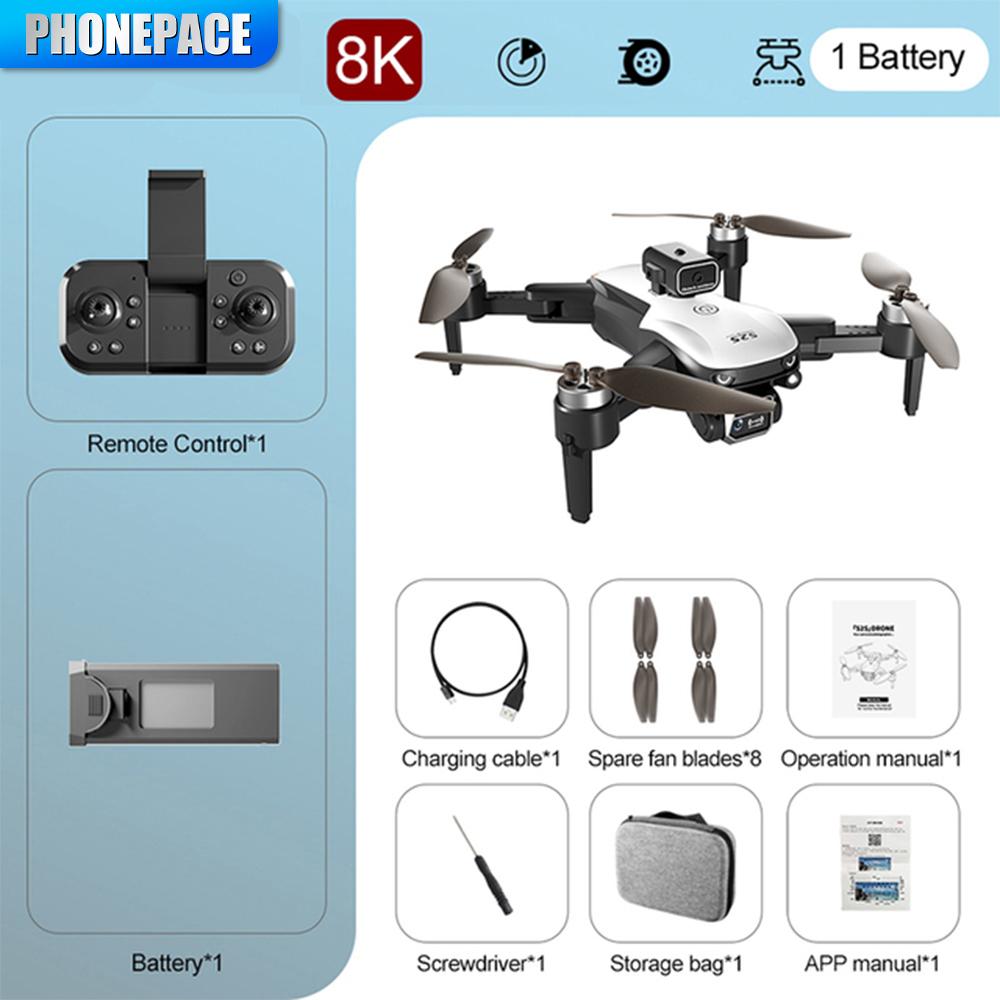 Dronă S2S 8K 5G GPS Fly Toy Fotografie aeriană HD Cameră duală Omnidirecțională Obstacole fără perii Quadrotor de evitare