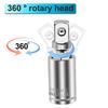 Universal Joint Socket & Fly Set: 1/4", 3/8", 1/2" Ratchet Angle Extension Bar Adapter