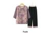 Summer 2026 New Chinese Style Outfit: Two-Piece Shirt and Trousers Set for Middle-aged and Elderly Women