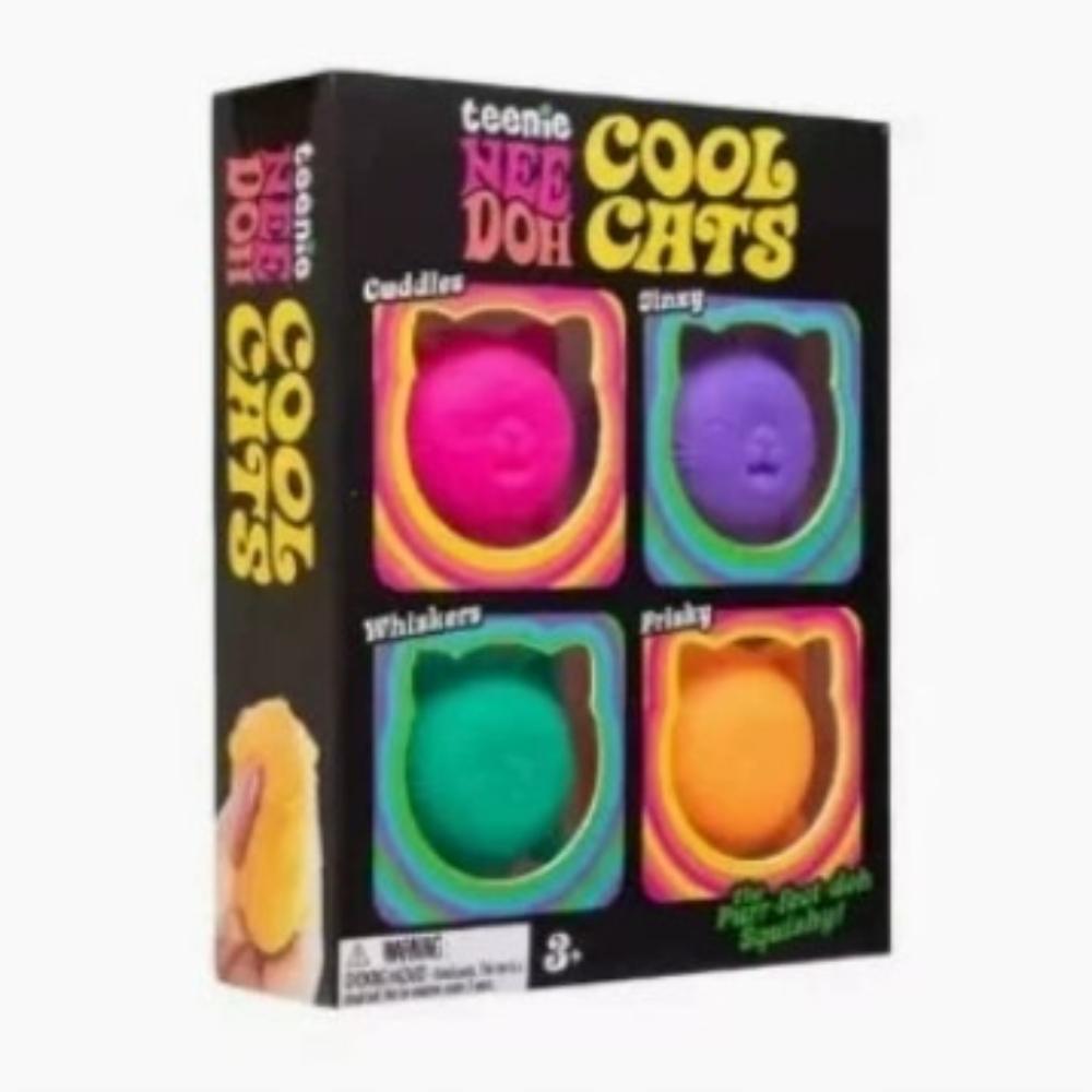 4Pcs Swirl NeeDoh Cube Nice-Sicle Squishy Toy, Sensory Stress Relief Squeeze Fidget Toys Anti-Anxiety Hand Toys for Focus ADHD
