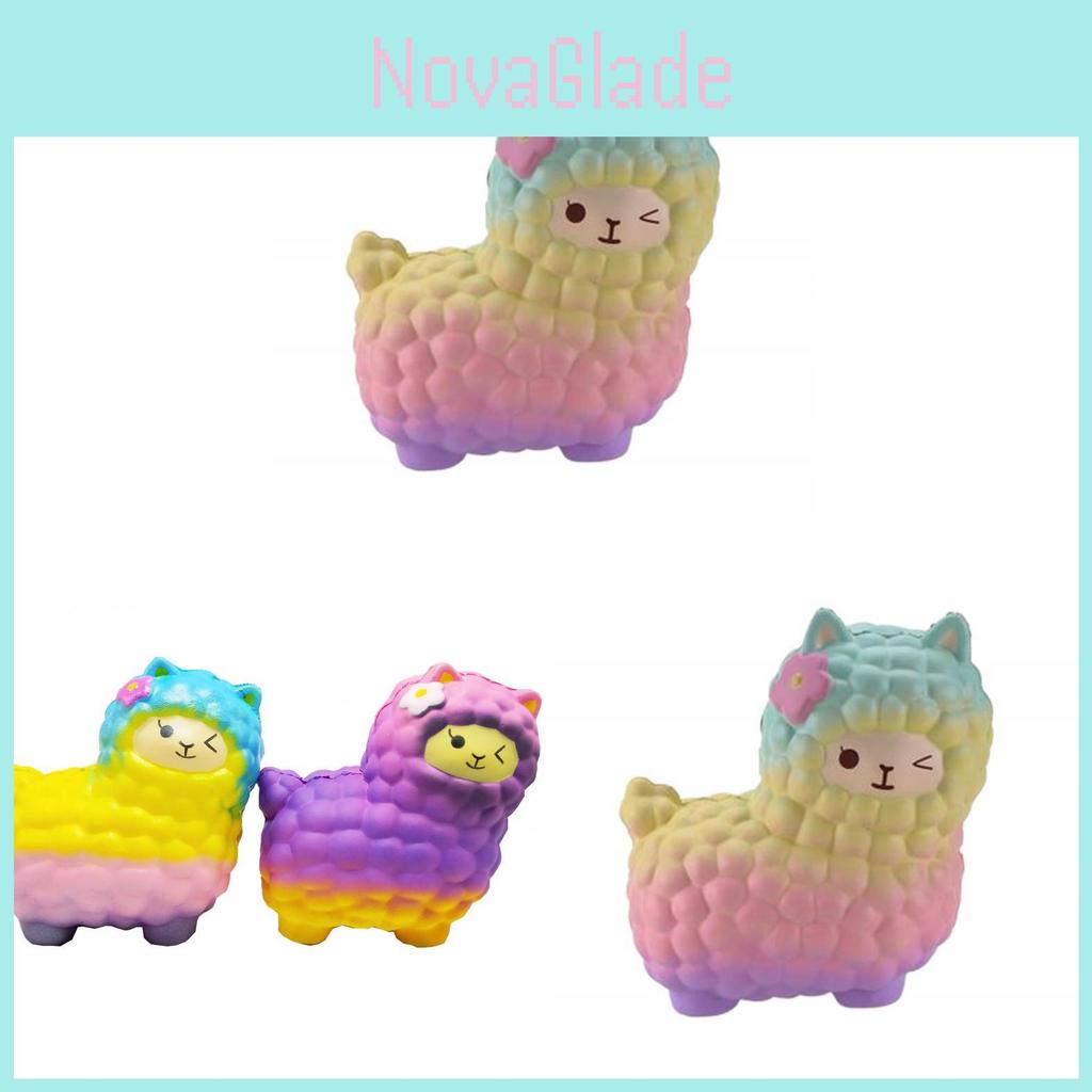 Cartoon Alpaca Stress Relief Toy With Soft Pu Material For Relaxation And Gift Giving