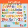 Wooden Alphabet Board Building Block Puzzle Toy For Kid Cognition English