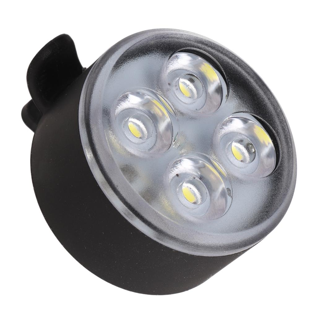 USB Rechargeable Bike Taillight Waterproof Mountain Bike Safety Warning Rear Light for Outdoor Cycling White