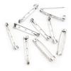 20pcs/lot 14 17 19 25 32mm 316 Stainless Steel Brooch Clip Pins Safety Brooch Settings Blank For DIY Jewelry Making Supplies