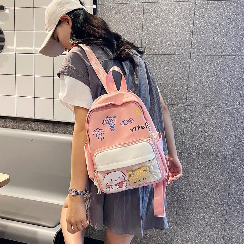 School bag for primary school students, kindergarten two-piece set, large-capacity backpack, a popular high-value children's backpack today