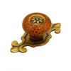 Ceramic Door Knob Ethnic Style Drawer Knobs Vintage Flower Pull Handle  Wardrobe