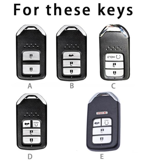 TPU Car Key Cover Case for Honda Civic for Accord Pilot Insight Car Remote Key Cover Fob Case Holder Protector Accessories