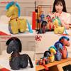Year Of The Horse Character Plush Doll With Necklace And Tassel Decorations For Gift Giving