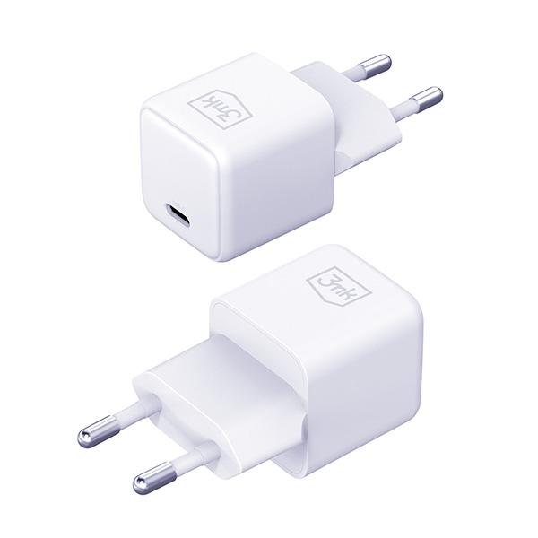Ładowarka sieciowa 25W 3MK Power Delivery USB-C Biała