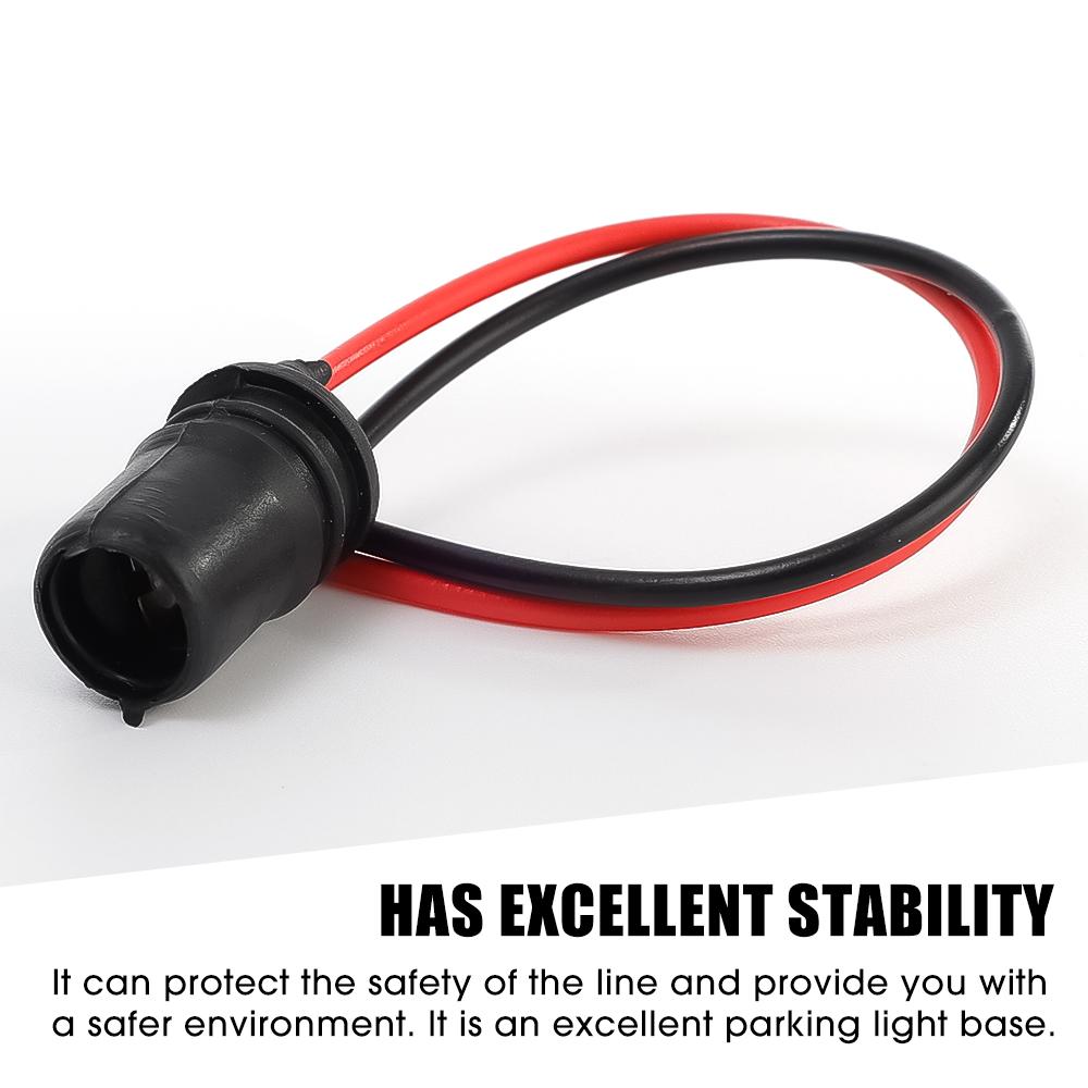 50~1pcs LED Lamp Bulb Base Car Wedge Light Bulb Socket Connector Holder Extension Holder Socket Wedge Base Light Bulb T10 W5W