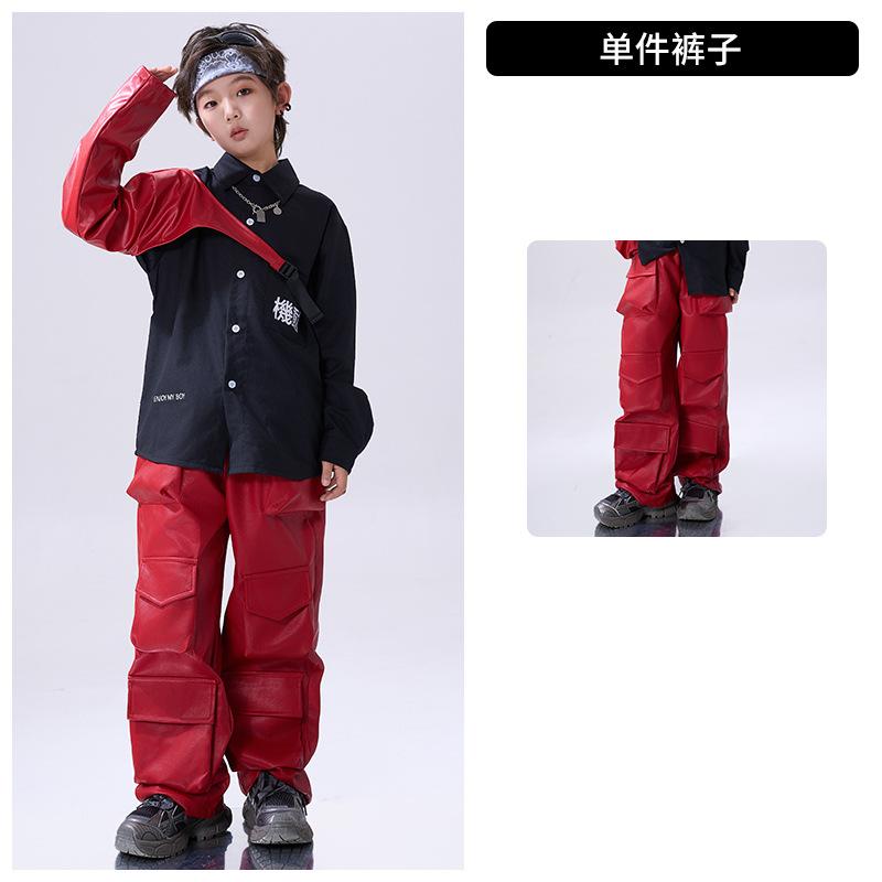 Neujahrstag Street Dance Kinder Trendige Kleidung HipHop Performance Kleidung Jungen HipHop Cool Gutaussehend Mädchen Jazz Dance Kleidung Modisch