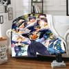 1pc Blanket JoJo's Bizarre Adventure3 Print Design, Lightweight Blanket for Sofa, Bed- Soft &Warm, Gift for All Seasons like Christmas, Halloween
