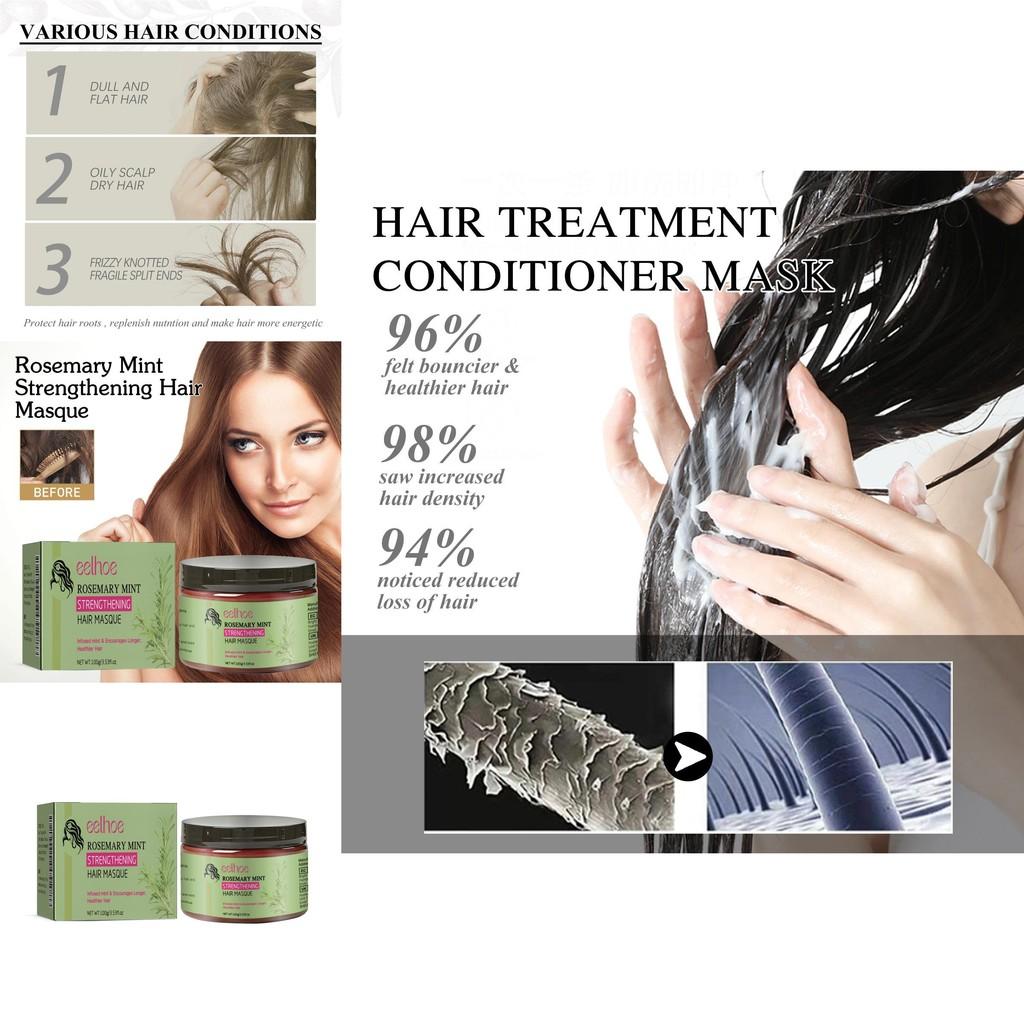 Eelhoe Rosemary Hair Mask Deep Nourishing Treatment For Frizzy And Dry Hair Care