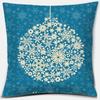 Christmas Themed Throw Pillow Cover with Short Plush Print for Living Room Decoration Cushion Cover Pillow Covers Decorative