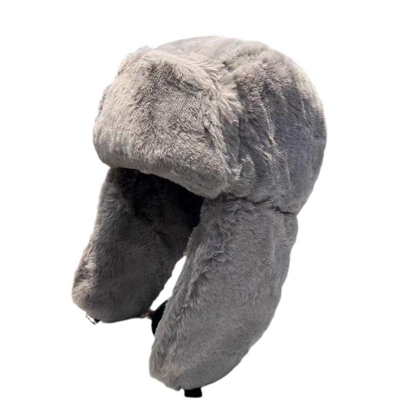 Unisex, Solid Color, Versatile, Ear Protection, Winter New, Korean Version, Thick Velvet, Warm Cold Hat