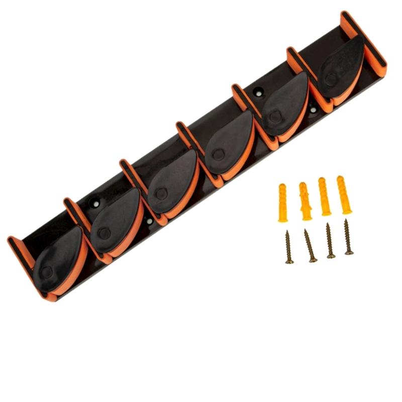 Fishing Rod Holder Wall Mounted Vertical Fishing Rod Holder, Fishing Rod Rack for Garage Rod Rack for 6 Rod 1