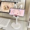 1/2pcs Adjustable Bunny Ear Phone Stand Cute Rabbit Universal Tablet Holder Desktop Retractable Organizer for Home Office Decor