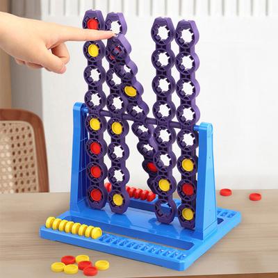 Connect 4 Spin Game Vier in einer Reihe Rotierendes Schachbrett Brettspiele für 2 Spieler für die Familie Kinder Lustiges Brettspiel Puzzle Spielzeug Kindergeschenk