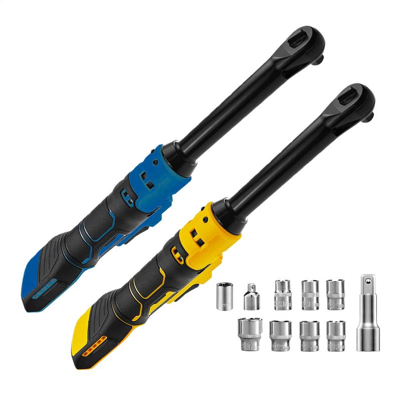 Cordless Ratchet Wrench FORMakita ForDewalt Extended Electric Ratchet Wrench 3/8 Inch Electric Removal Ratchet With 10 Socket
