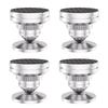 Preffair 4 Pieces Insulator Speaker Spike Base Speaker Board Speaker Stand Set with Tape Spike Holder Insulator Improves Audio Quality Adjustable