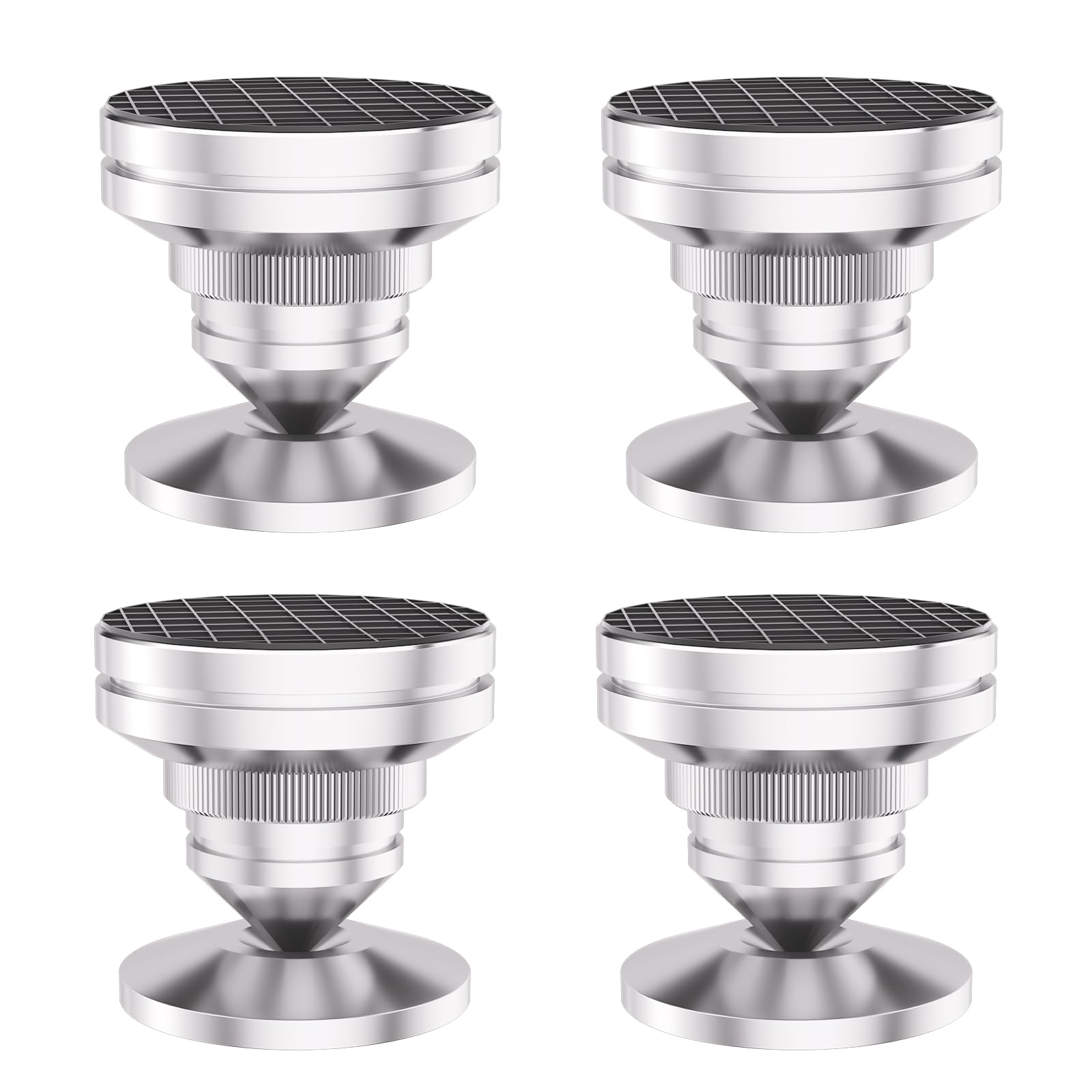 

Preffair 4 шт. Изолятор Шипы для колонок Основание Подставка для колонок Комплект с лентой Держатель для шипов Изолятор Улучшает качество звука Регулируемый серебряный