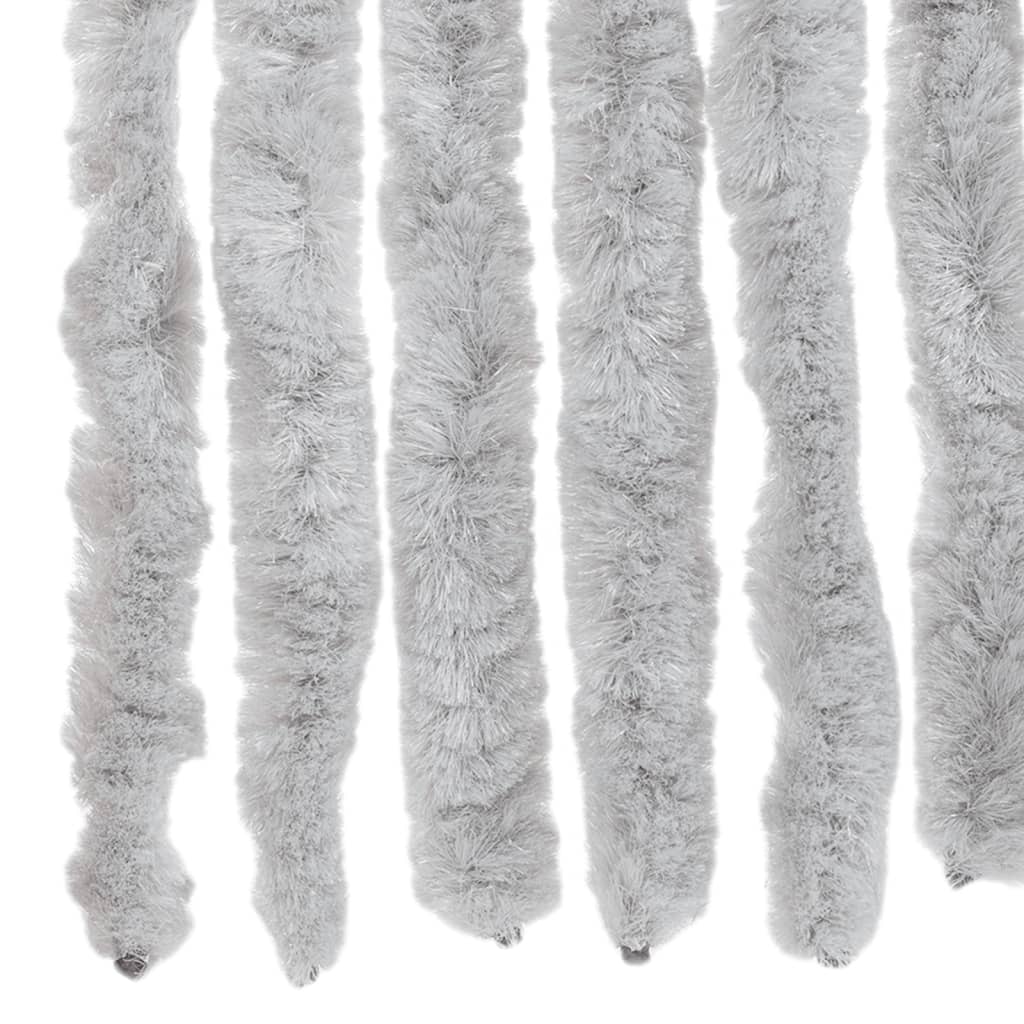 Fly Screen Curtain Grey 90x220 Cm Chenille