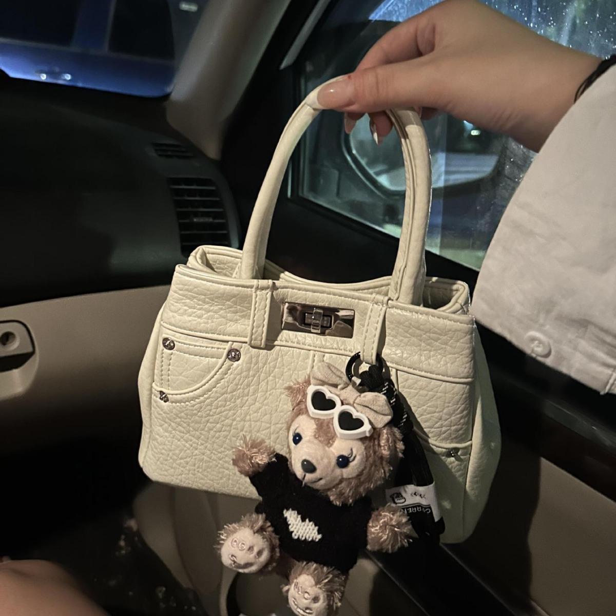 

Fashion Handheld Bag Women Shoulder Bags Korean Style Trend Texture Solid Color Niche Leisure Outdoor Commuter Crossbody Bags