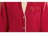 2025 New Autumn/Winter Faux Two-Piece Plus Velvet Sweater for Middle-Aged & Elderly Women, Warm Velvet Base Layer Shirt