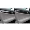 4Pcs Carbon Fiber Door Panel Cover Trim For Mercedes-Benz C Class W204 2007-2013