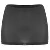 Womens Semi See Through Miniskirt Solid Color Elastic Waistband Pencil Skirt Nightwear Clubwear