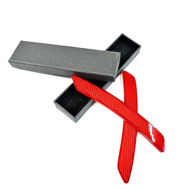 2ks Reflexní samolepka na auto Samolepky na dveře auta Obtisk Varovné reflexní páskové proužky 3 barvy Bezpečnostní značka Autoreflexní samolepky