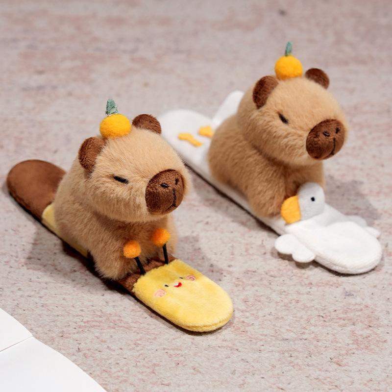 Niedliches niedliches Capybara Pop Circle Plüschtier Puppe kleines Capybara Armband Kinderspielzeug beruhigende Puppe