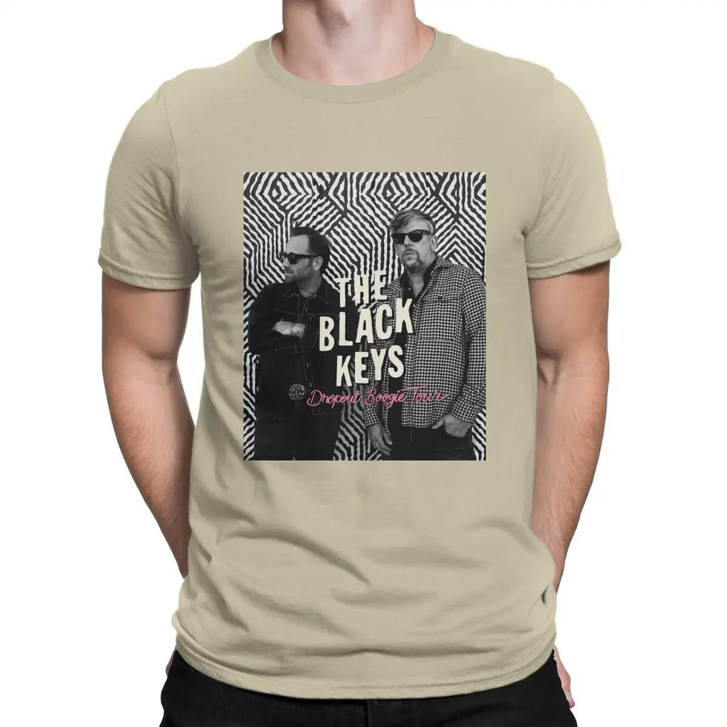 The Black Keys Creative TShirt for Member Round Neck Basic T Shirt Personalize Birthday Gifts OutdoorWear Unisex