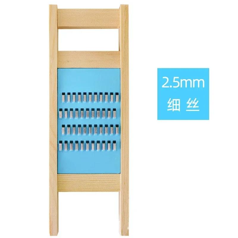 Holzreibe Kartoffelgurke Gemüseschneider Salatküchenreibe Käse Karotte Zerkleinerer Kartoffelschäler Pommes Frites Schneider