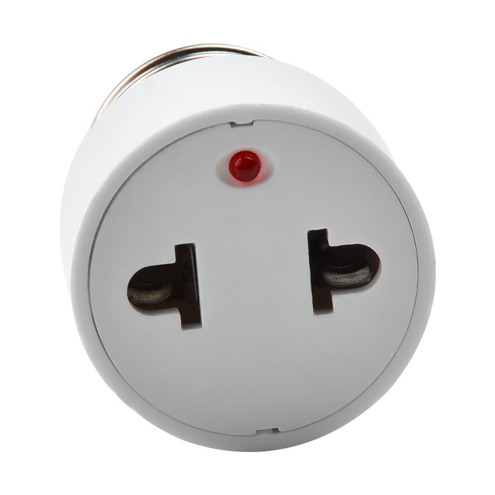 1/5pcs E27 ABS US/EU Plug Connector Accessories Bulb Holder Lighting Fixture Bulb Base Screw Light Socket Conversion For Light