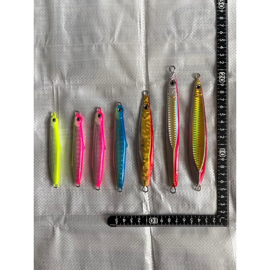 Used Daiwa metal jig 7 piece set Saltiga Sadira