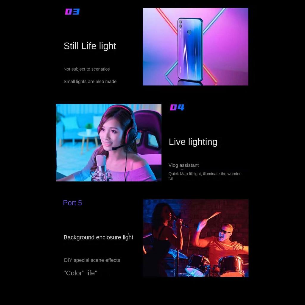 Mini Professional Portable Fill Light, RGB Full Color, Available In Many Occasions