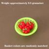 Dollhouse Simulation Vegetable Basket Set Dollhouse Decoration Mini Play Toys Kitchen Life Scene Model Accessories Props
