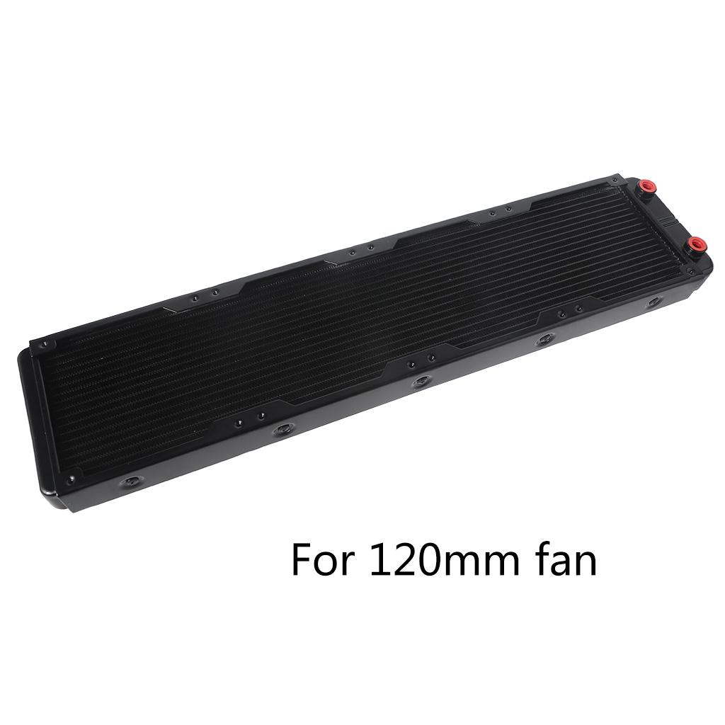 Aluminum Water Cooling Radiator 18 Tubes Heat Exchanger CPU Heatsink Cooler Fast Heat Dissipation for PC Computer